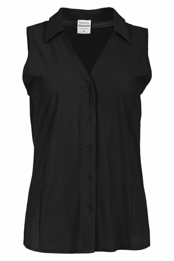 Blouse Lyon Black - Travelwear by Maicazz