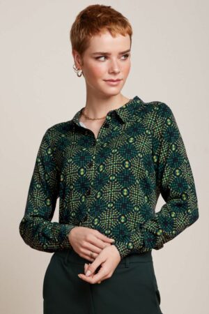 Blouse Rosie Spiller Dragonfly Green - King Louie