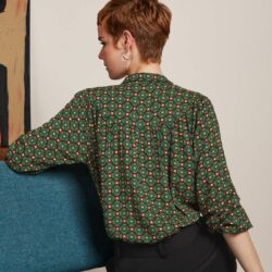 Blouse Edith Valley Peacock Green - King Louie