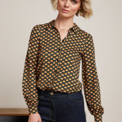 Blouse Edith Valley Peacock Green - King Louie