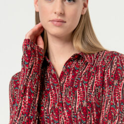 Blouse Long Sleeves Maroon - Surkana