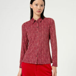 Blouse Getailleerd Rood - Surkana