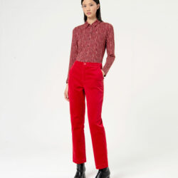 Blouse Getailleerd Rood - Surkana