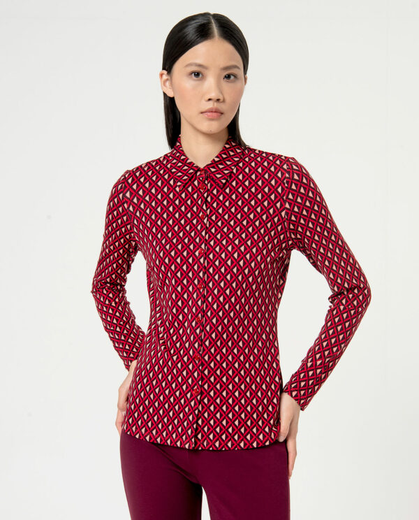 Blouse Long Sleeves Red - Surkana