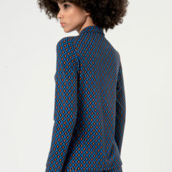 Blouse Long Sleeves Blauw - Surkana