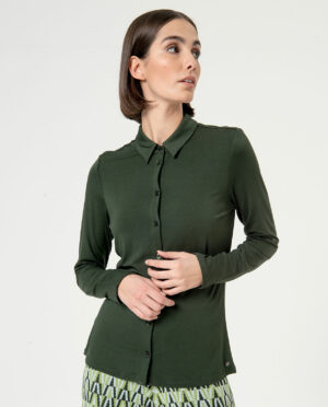 Blouse Getailleerd Groen - Surkana