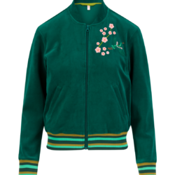 Bomber Velvet Harmony - Fairytale Waterlily Green - Blutsgeschwister