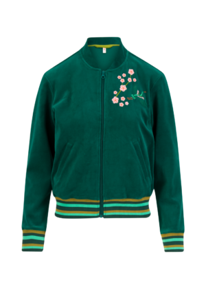 Bomber Velvet Harmony - Fairytale Waterlily Green - Blutsgeschwister