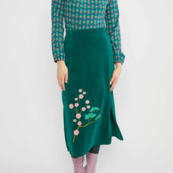 Rok Velvet Blossom Breeze - Fairytale Waterlily Green - Blutsgeschwister