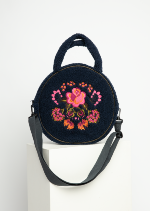 Handtas Teddy Rose - Quilted Flower Blue - Blutsgeschwister