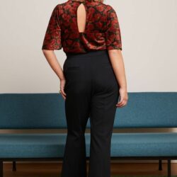 Broek Marcie Flared Trousers Aurora Black - King Louie