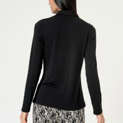 Blouse Getailleerd Zwart - Surkana