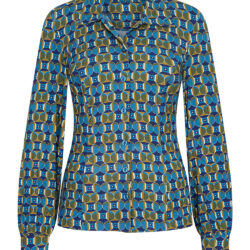 Blouse Monique Tile Midnight - Bakery Ladies