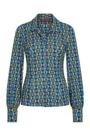 Blouse Monique Tile Midnight - Bakery Ladies