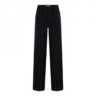 Broek Pelle Stripe Travel Black - &Co Woman