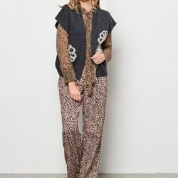 Broek Camilla Animal Black - &Co Woman