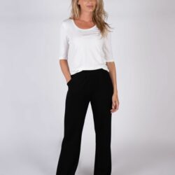 Top/T-shirt Chicago Wit Viscose - The Clothed Premium Basics