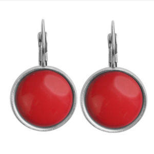 Solid Risky Red Dots - Oorbellen - Urban Hippies