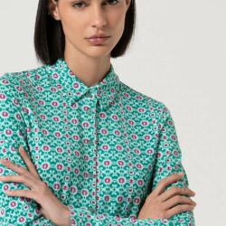 Blouse Long Sleeves Turquoise - Surkana