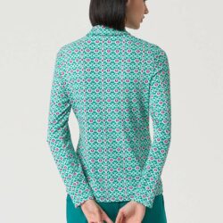 Blouse Long Sleeves Turquoise - Surkana