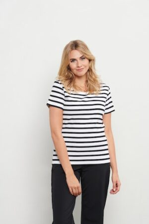 T-Shirt Savi Stripe Black - Indigo - &Co Woman