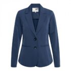 Phileine Blazer Melee Travelstof Indigo - &Co Woman