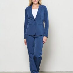 Phileine Blazer Melee Travelstof Indigo - &Co Woman