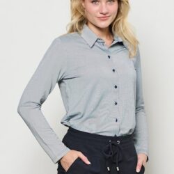 Blouse Lotte Stripe Navy - &Co Woman