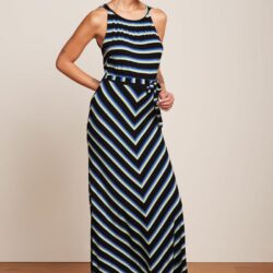 Jurk Hazel Embla Stripe Black - King Louie