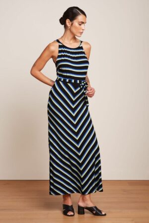 Jurk Hazel Embla Stripe Black - King Louie