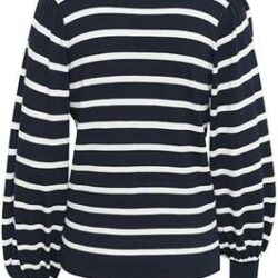 Trui KAlizzy Stripe Midnight Marine - Kaffe