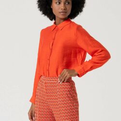 Broek Flare Rood Geprint - Surkana