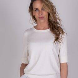 Top Darwin Offwhite Viscose - The Clothed Premium Basics