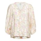 Blouse Ayla Stitch Flower - Cream - &Co Woman