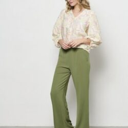 Blouse Ayla Stitch Flower - Cream - &Co Woman