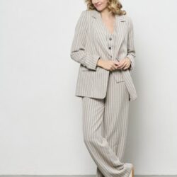 Blazer Marina Stripe - Sand - &Co Woman