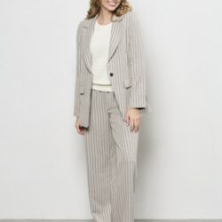 Blazer Marina Stripe - Sand - &Co Woman