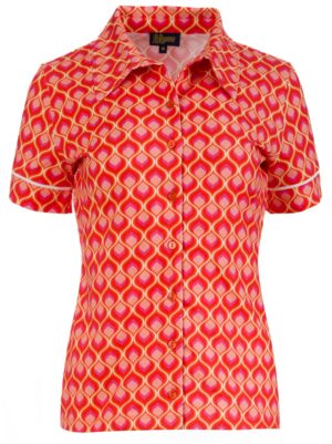 Blouse Sara Short Sleeve - Retro Touch - LaLamour